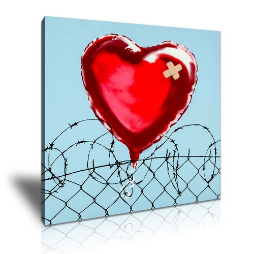 Banksy love hurts graffiti - love,