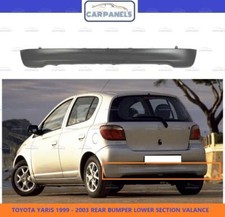 TOYOTA YARIS REAR BUMPER LOWER SECTION VALANCE PANEL 1999 - 2003