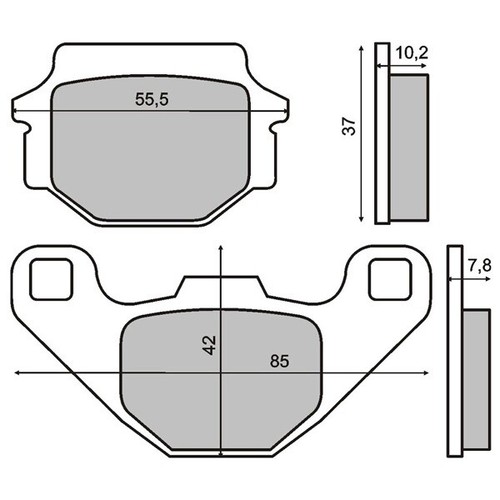 Front brake pads kawasaki - kawasaki, kh