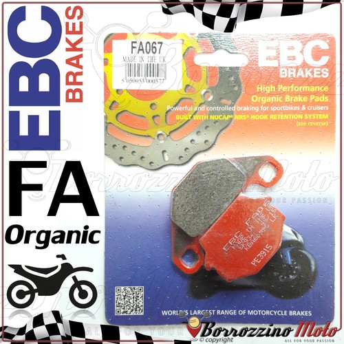 Organic front brake pads ebc - organic,