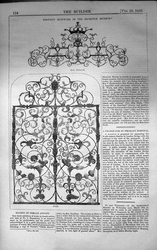 Old wrought ironwork brompton - wrought,
