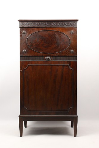 Edwardian mahogany pedestal - edwardian,