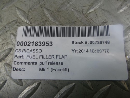 2014 citroen picasso fuel - citroen, c3