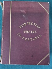 With The Flag to Pretoria Vol 1 -2 South Africa Antiqarisn Book