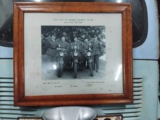 ORIGINAL 1964 ARMY MOTOR CYCLE TEAM  BSA M20 TRIUMPH ??Real photo