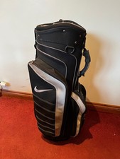 Nike Golf Bag. Black white
