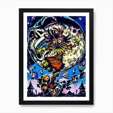 Legend Of Zelda 2 Art Print