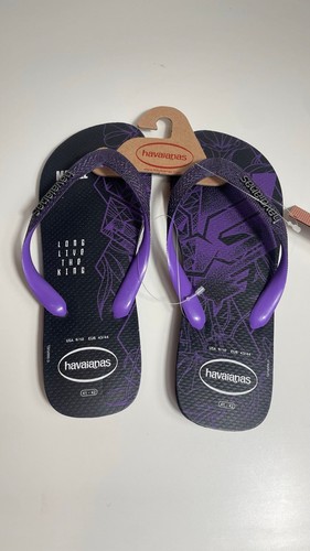Havaianas black panther flip - black,