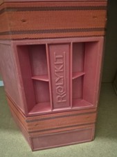 Vintage ROLYKIT Red Organizer Roll-Up Case Tackle Tool Box  Craft Storage