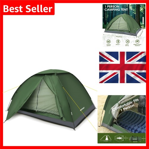 Man tent backpacking camping - 1,