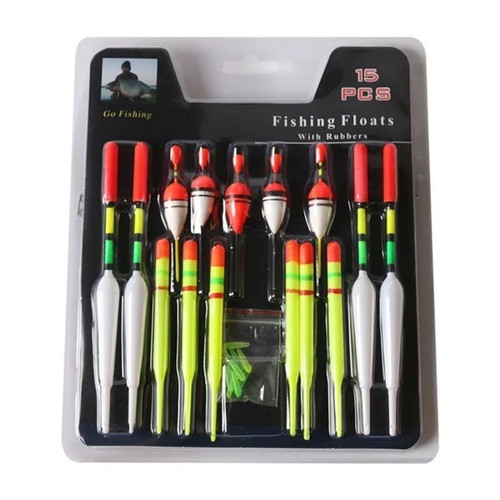 15pcs fishing float tackle - 15pcs,