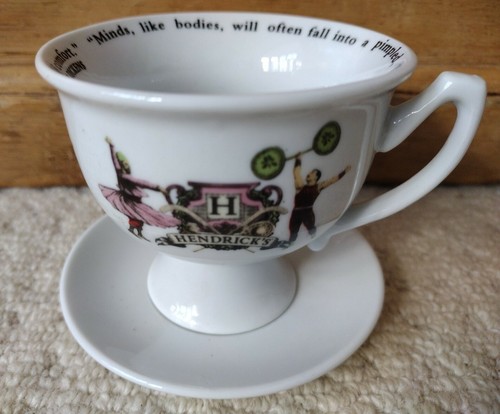 Hendricks gin tea cup - cup, and