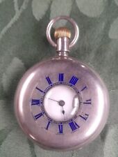 Waltham Antique Solid Silver Half Hunter Pocket Watch Working 1911 