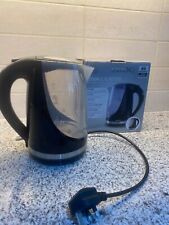 Daewoo Coloured Indicator Lights Cordless 1.7L Kettle Stainless Steel - Black