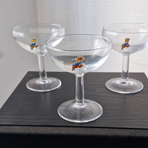 Babycham stemmed glass - stemmed,