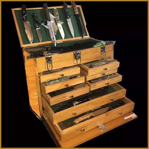 Drawer wooden tool chest - wooden,