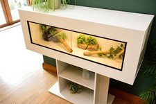 4ft x 16" x 18" Modern White