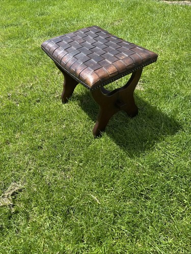Vintage brown leather - brown,