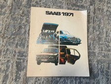 SAAB RANGE BROCHURE.  1971