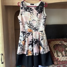 Floral Fit & Flare Dress –