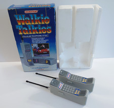 Vintage 1989 Grandstand Walkie Talkies Cellular Phone Radio Toys in Original BOX