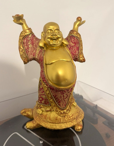30cm gold red laughing - red,