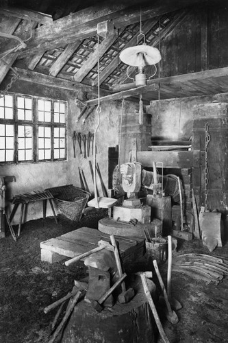 Scythe forge from around - , 1800