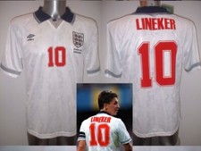 England 92 LINEKER Retro Shirt