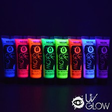 UV Glow Neon Face Paint Body