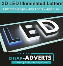 3D LED Letters 90cm high