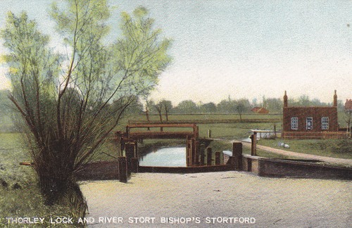 Thorley lock river stort - &,