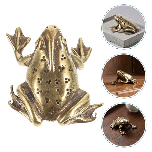 Pcs antique copper frog - 10,