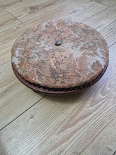 Vintage round footstool - round,