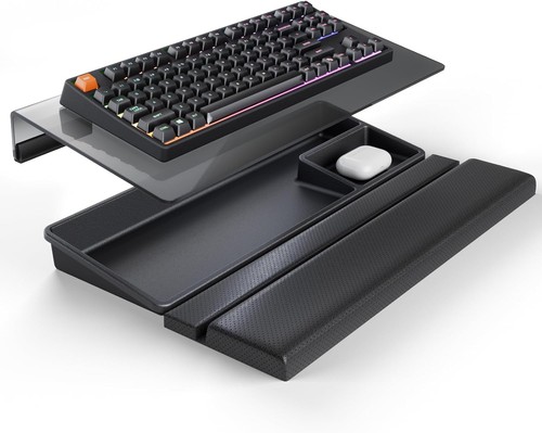 Tilted keyboard stand wrist - keyboard, w/wrist