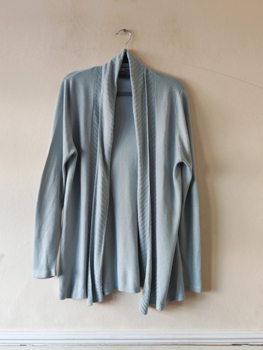 Duck egg blue open front - m&s,