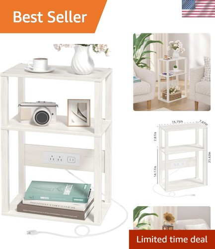 Modern grey white bedside - modern,