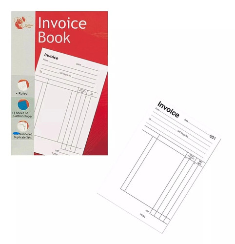 Duplicate invoice book - duplicate,