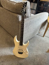  Ibanez Gio GRG140 HSS Super Strat~ Vintage White + Tremolo~ 2016 with case. 