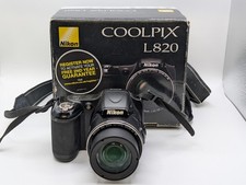 Nikon Coolpix L820 16 MP Digital Camera 1080p Full HD Tested & Working 