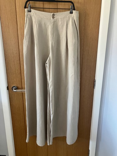 Bnwt zara sand palazzo - bnwt,