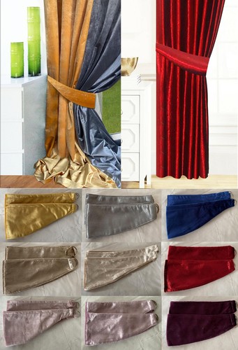 Pair crushed velvet - pair,