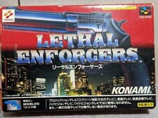 Lethal Enforcers Nintendo Super Famicom SFC SNES Gun Controler + Game Used Japan