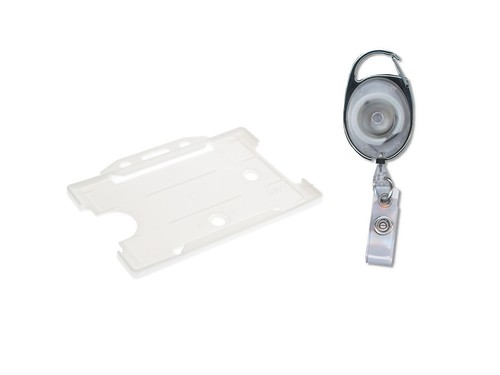 Retractable card holder - retractable,