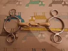 4 1/4" Pessoa Jointed Mouth Pony Bit With Losenge.