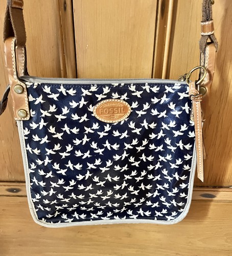 Fossil navy grey cream bird - navy/grey/cream,