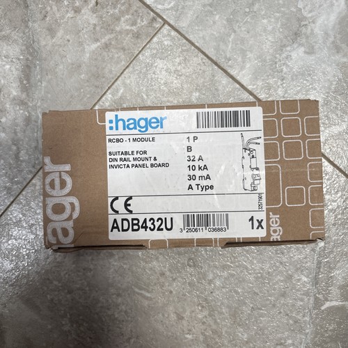 Hager rcbo adb432u 32 - 32,