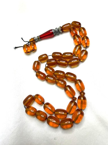 Amber style prayer beads - style,