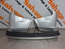 2018-2023 FORD TRANSIT TOURNEO CUSTOM REAR BUMPER COMPLETE SILVER (HAS DAMAGE)