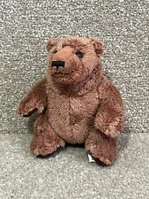 Brown Grizzly Bear  - John West Foods - Soft Plush Stuffed Toy Teddy Advertising