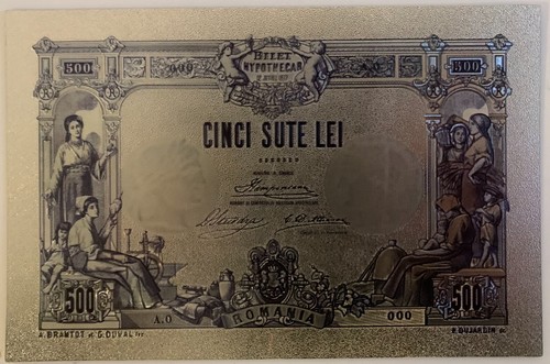 500 lei 1877 bilet - 500, hypotecar